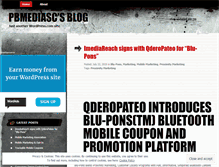 Tablet Screenshot of pbmediasc.wordpress.com