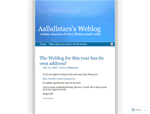 Tablet Screenshot of aallallstars.wordpress.com