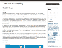 Tablet Screenshot of chathamparty.wordpress.com