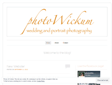 Tablet Screenshot of photowickum.wordpress.com