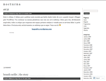 Tablet Screenshot of nocturnax.wordpress.com