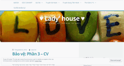 Desktop Screenshot of ladyhouse00.wordpress.com