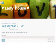 Tablet Screenshot of ladyhouse00.wordpress.com