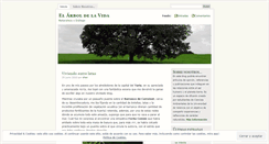 Desktop Screenshot of elarboldelavida.wordpress.com