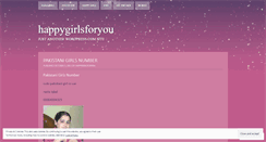 Desktop Screenshot of happygirlsforyou.wordpress.com