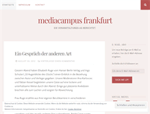 Tablet Screenshot of mediacampusfrankfurt.wordpress.com