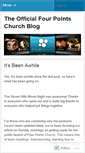 Mobile Screenshot of fourpointschurch.wordpress.com