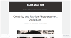 Desktop Screenshot of faces4fashion.wordpress.com