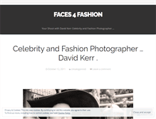 Tablet Screenshot of faces4fashion.wordpress.com