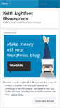 Mobile Screenshot of keithlightfoot.wordpress.com