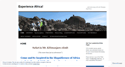 Desktop Screenshot of africawithwerner.wordpress.com