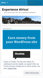 Mobile Screenshot of africawithwerner.wordpress.com