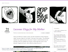 Tablet Screenshot of graphicmedicine.wordpress.com