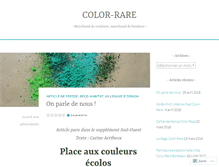 Tablet Screenshot of colorare.wordpress.com