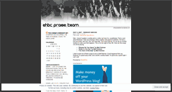 Desktop Screenshot of ehbcpraiseteam.wordpress.com