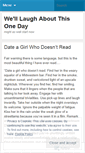 Mobile Screenshot of notgrownupyet.wordpress.com