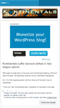Mobile Screenshot of kontinentals.wordpress.com