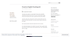 Desktop Screenshot of nanjingenglishteacher.wordpress.com