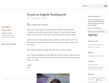 Tablet Screenshot of nanjingenglishteacher.wordpress.com