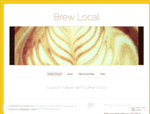 Tablet Screenshot of brewlocal.wordpress.com