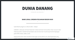 Desktop Screenshot of dananghernowo.wordpress.com