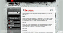 Desktop Screenshot of myeuro2012.wordpress.com