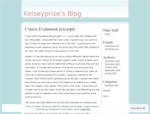 Tablet Screenshot of kelseyprice.wordpress.com