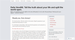 Desktop Screenshot of deliavenditti.wordpress.com