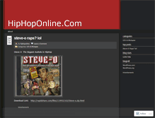 Tablet Screenshot of hiphoponline.wordpress.com