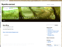 Tablet Screenshot of natsumes.wordpress.com