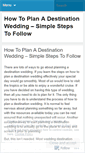 Mobile Screenshot of howtoplanadestinationwedding1.wordpress.com