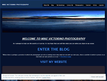 Tablet Screenshot of mikevictorinophotography.wordpress.com
