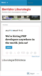 Mobile Screenshot of berrizkoliburutegia.wordpress.com
