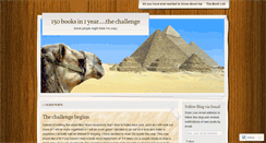 Desktop Screenshot of 150booksin1year.wordpress.com