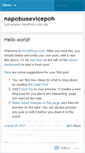 Mobile Screenshot of napobusevicepoh.wordpress.com