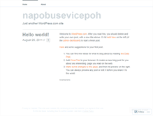 Tablet Screenshot of napobusevicepoh.wordpress.com