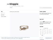 Tablet Screenshot of bloggiia.wordpress.com