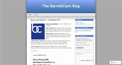 Desktop Screenshot of barrettclarkblog.wordpress.com