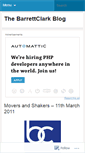 Mobile Screenshot of barrettclarkblog.wordpress.com
