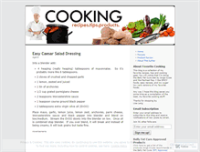 Tablet Screenshot of favoritecooking.wordpress.com