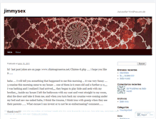 Tablet Screenshot of jimmysex.wordpress.com