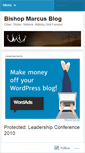 Mobile Screenshot of bishopmarcus.wordpress.com
