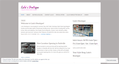 Desktop Screenshot of luvlulus.wordpress.com