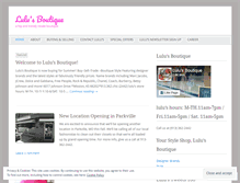 Tablet Screenshot of luvlulus.wordpress.com