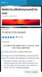 Mobile Screenshot of noticslanoticiajuancrismar.wordpress.com