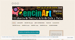Desktop Screenshot of encinart.wordpress.com