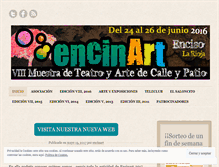 Tablet Screenshot of encinart.wordpress.com