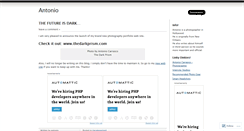 Desktop Screenshot of antonioland.wordpress.com
