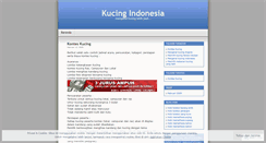 Desktop Screenshot of kucingindonesia.wordpress.com