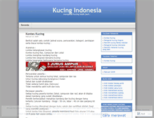 Tablet Screenshot of kucingindonesia.wordpress.com